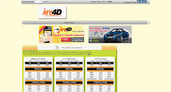 Desktop Screenshot of my4dresult.com