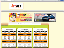 Tablet Screenshot of my4dresult.com